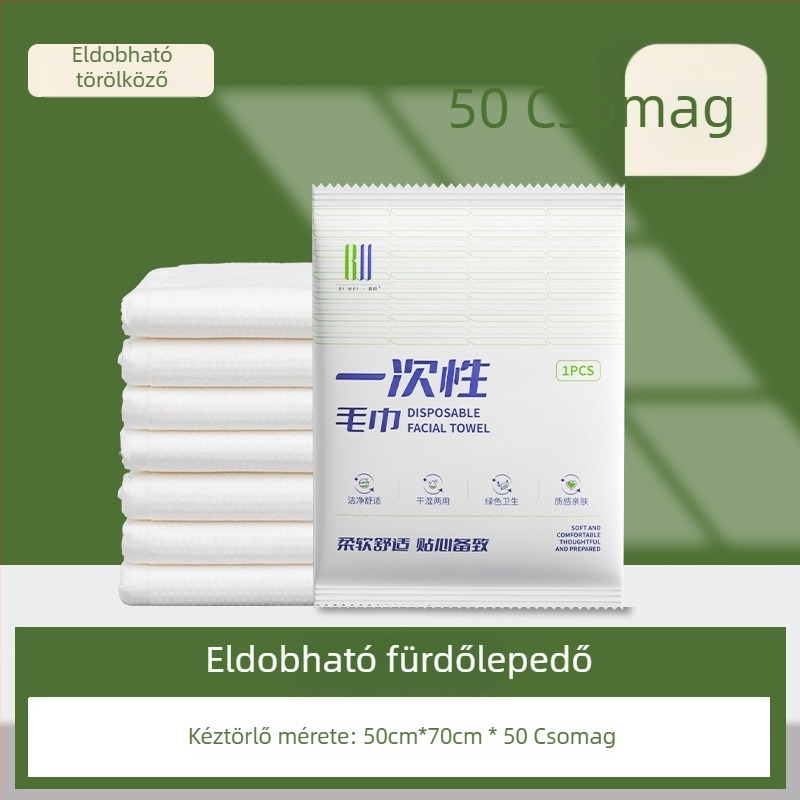 Egyszer használatos törölközőkészlet egyedi csomagolásban, szállodai használatra, vastag, nagy méret, ideális borbélyszalonokhoz