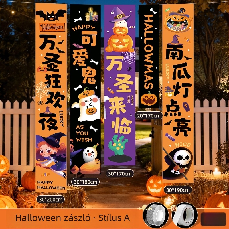 Halloween tök lámpa állvány – animációs stílusú helyszíni kellék KT tábláról