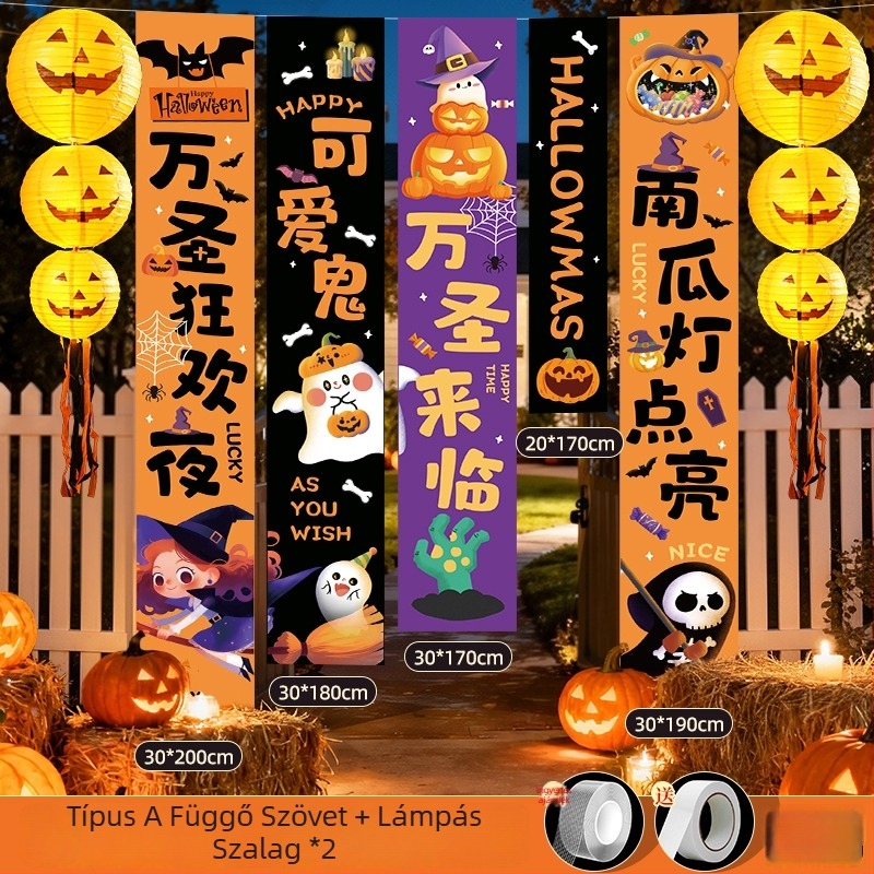 Halloween tök lámpa állvány – animációs stílusú helyszíni kellék KT tábláról