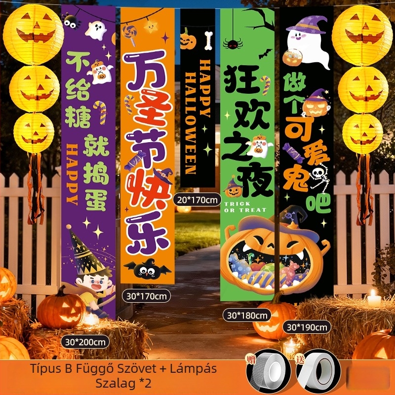Halloween tök lámpa állvány – animációs stílusú helyszíni kellék KT tábláról