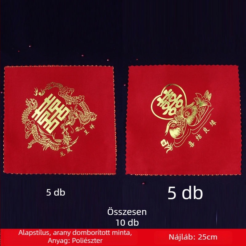 Listen esküvői zsebkendő, négyzetes, 150 g