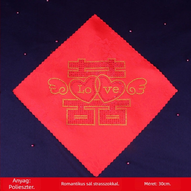 Listen esküvői zsebkendő, négyzetes, 150 g