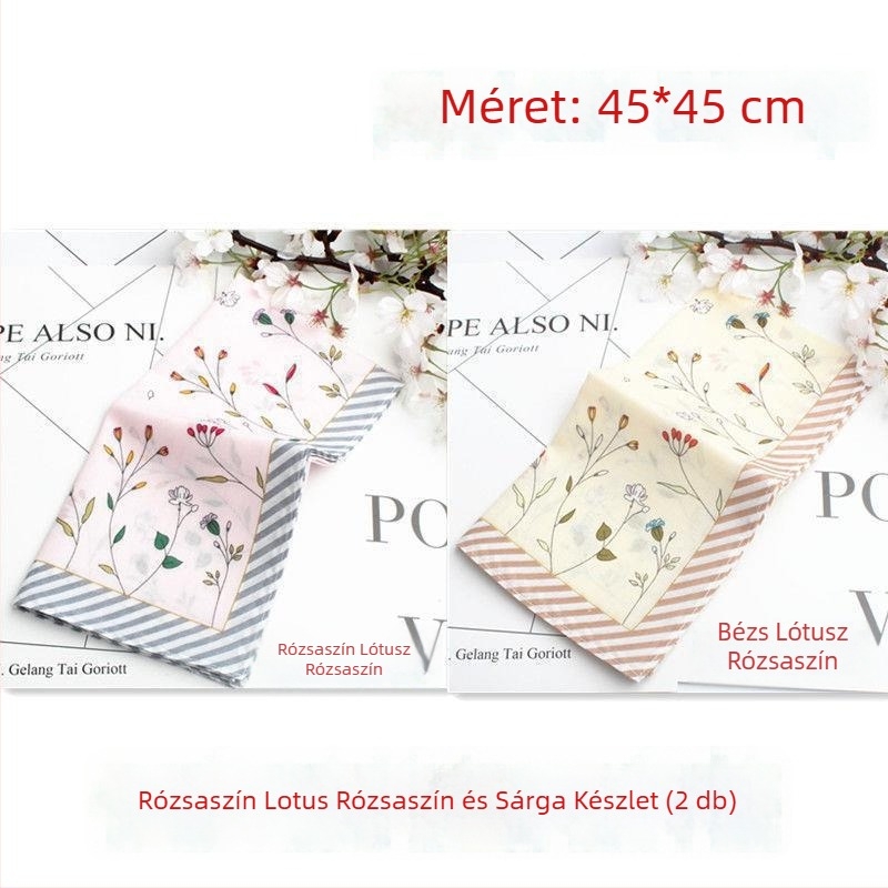 Női japán stílusú nyomtatott zsebkendő - Márka: Nian Tong - Anyag: Egyéb