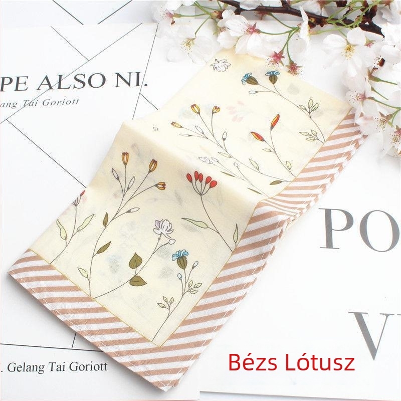 Női japán stílusú nyomtatott zsebkendő - Márka: Nian Tong - Anyag: Egyéb