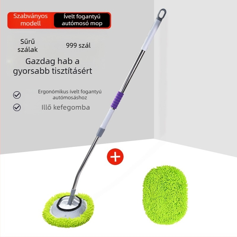 Rozsdamentes acélból készült autómosó mop, márka Hometown Car