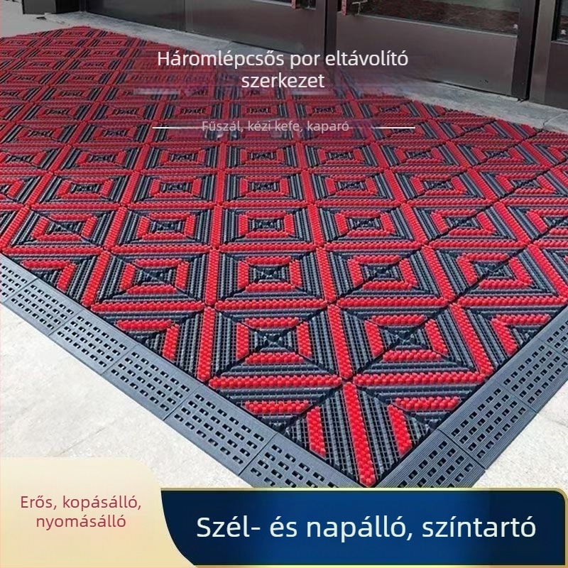 Csúszásmentes kültéri bejárati szőnyeg, három az egyben bejárati szőnyeg, szállodai használatra