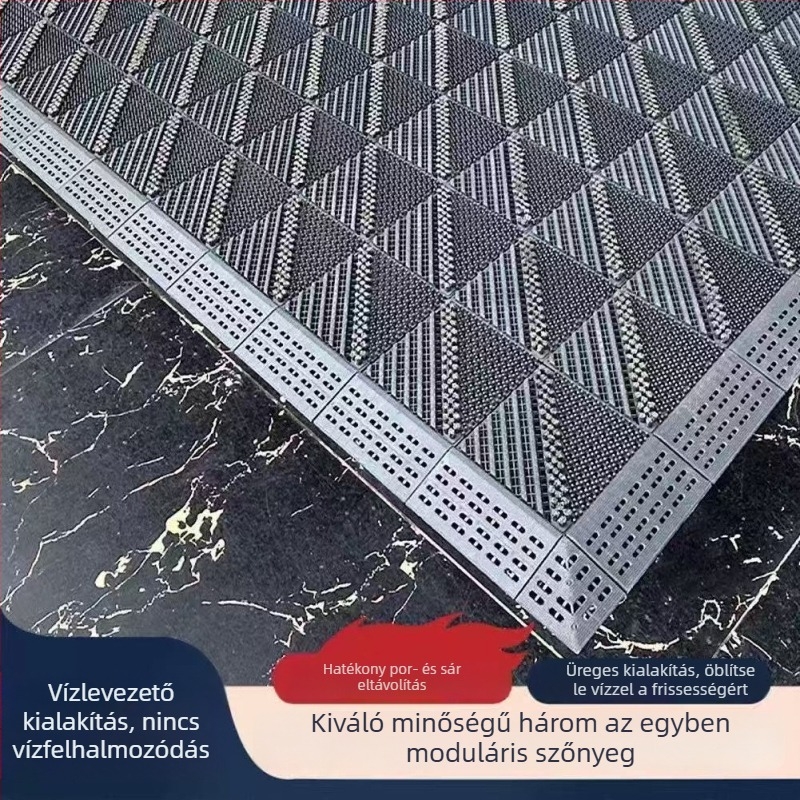 Csúszásmentes kültéri bejárati szőnyeg, három az egyben bejárati szőnyeg, szállodai használatra