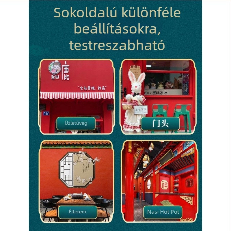 PVC fali matrica – öntapadós, vízálló dekoráció a nappaliba, kínai stílus