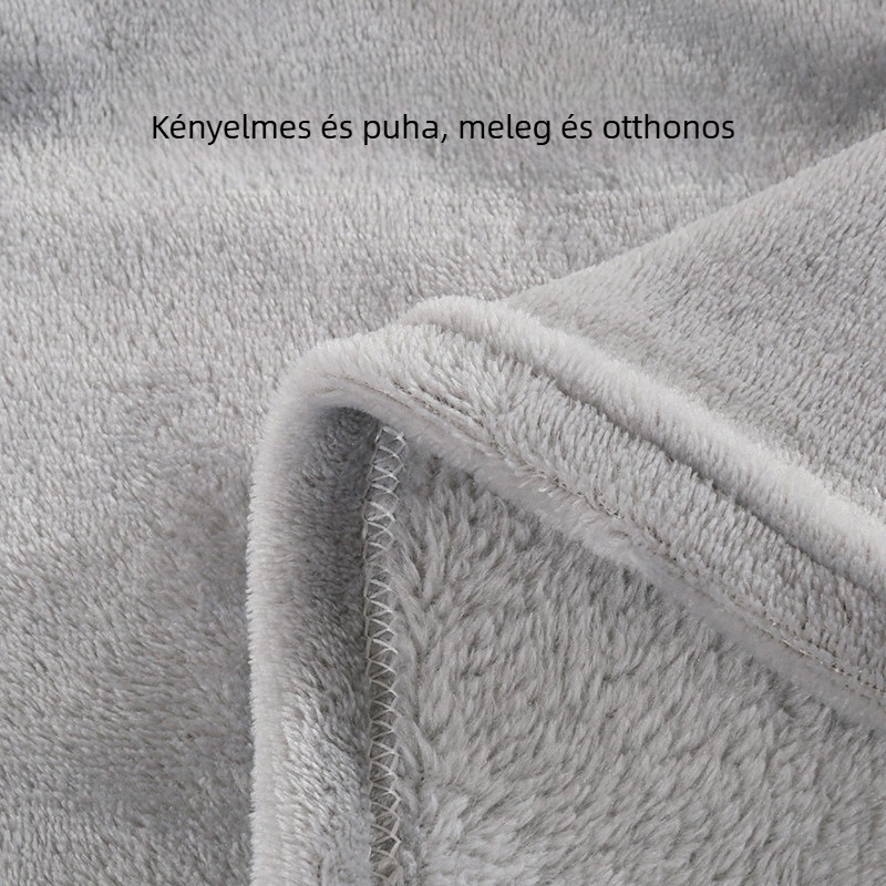 Egyszínű takaró, egyszerű és modern fleece takaró