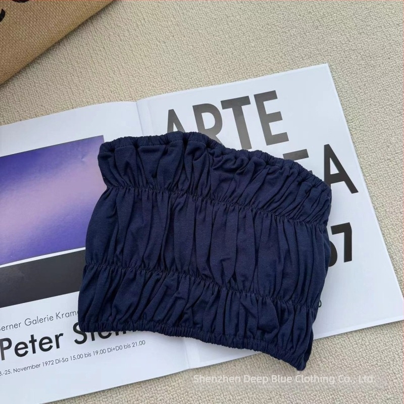 Sadhguru Redőzött Jóga Top Wrap Melltartó – Női Alapréteg, Ráncos Textúra, Kiadás 2024.3