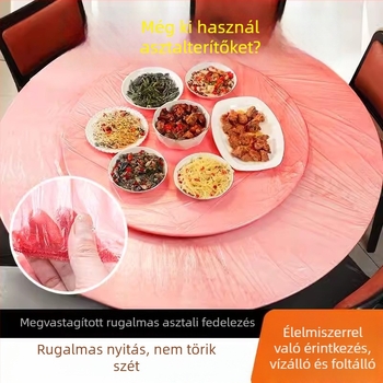 Egyszer használatos PE asztalterítő, Egyszínű minta, Vastagság 1, Eredet Zhejiang