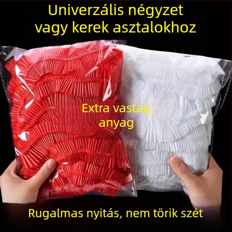 Egyszer használatos PE asztalterítő, Egyszínű minta, Vastagság 1, Eredet Zhejiang