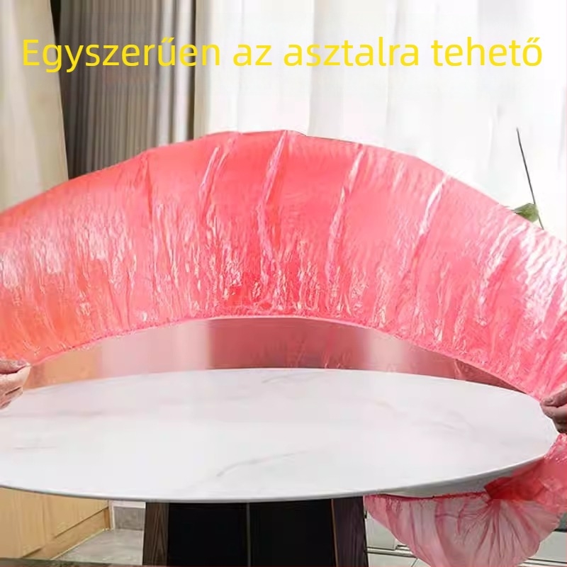 Egyszer használatos PE asztalterítő, Egyszínű minta, Vastagság 1, Eredet Zhejiang