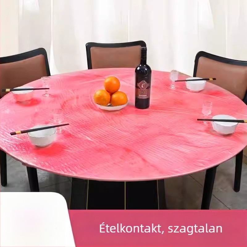 Egyszer használatos PE asztalterítő, Egyszínű minta, Vastagság 1, Eredet Zhejiang