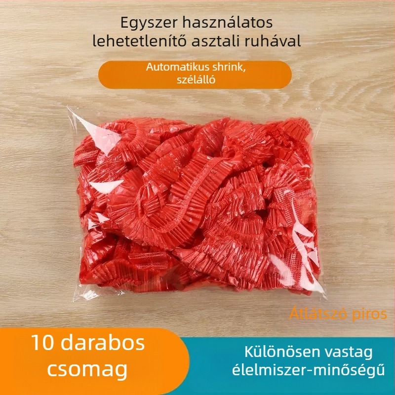 Egyszer használatos PE asztalterítő, Egyszínű minta, Vastagság 1, Eredet Zhejiang