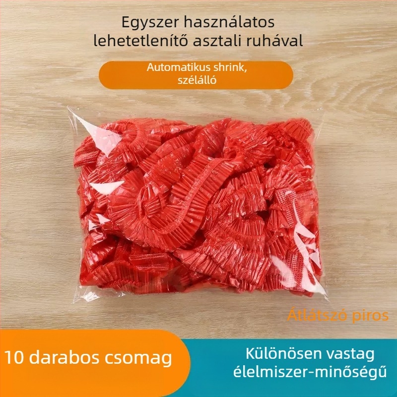Egyszer használatos PE asztalterítő, Egyszínű minta, Vastagság 1, Eredet Zhejiang
