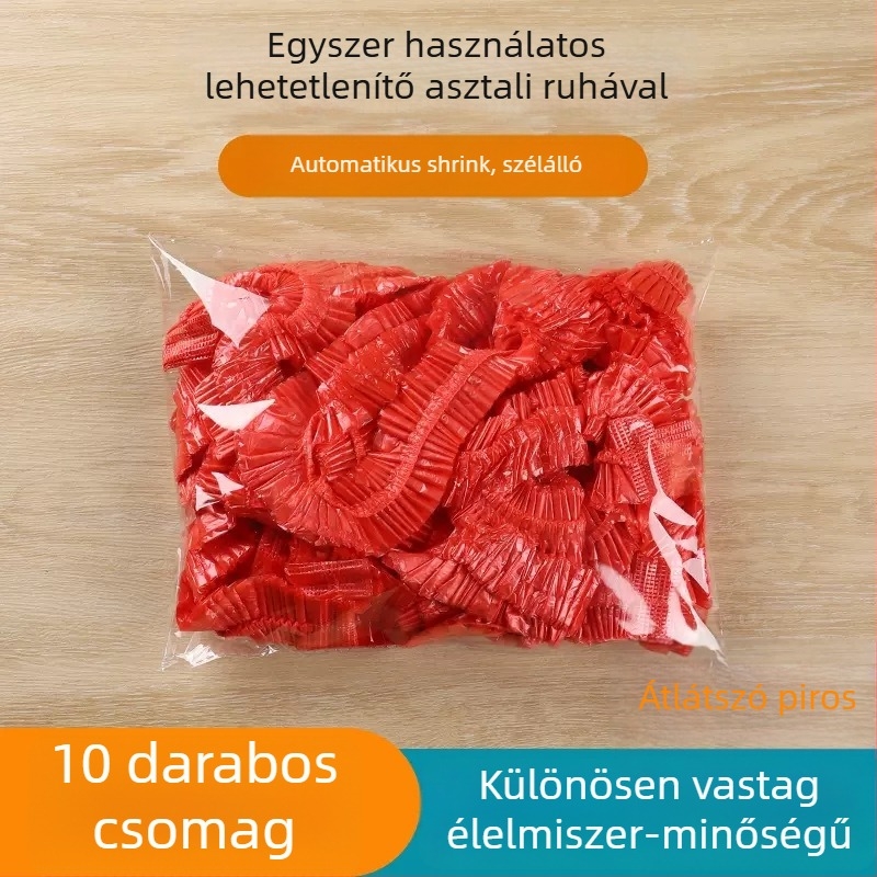 Egyszer használatos PE asztalterítő, Egyszínű minta, Vastagság 1, Eredet Zhejiang