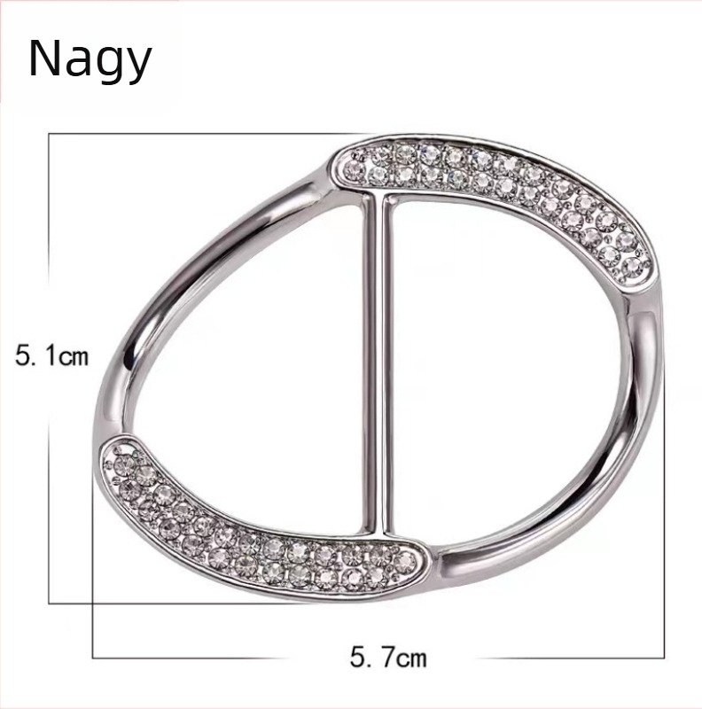 Ötvözet ruhakapocs koreai stílusú sarokkapocs görbült rudakkal, négylevelű lóhere gyöngy részlettel, Straw Man márka, elektroplating, testreszabás elérhető