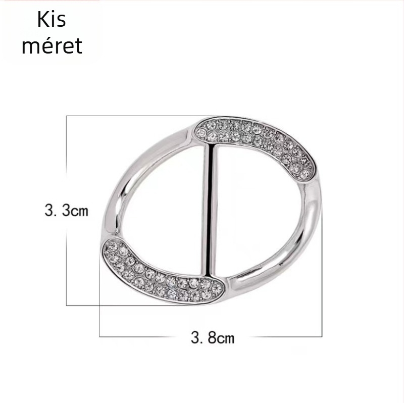 Ötvözet ruhakapocs koreai stílusú sarokkapocs görbült rudakkal, négylevelű lóhere gyöngy részlettel, Straw Man márka, elektroplating, testreszabás elérhető