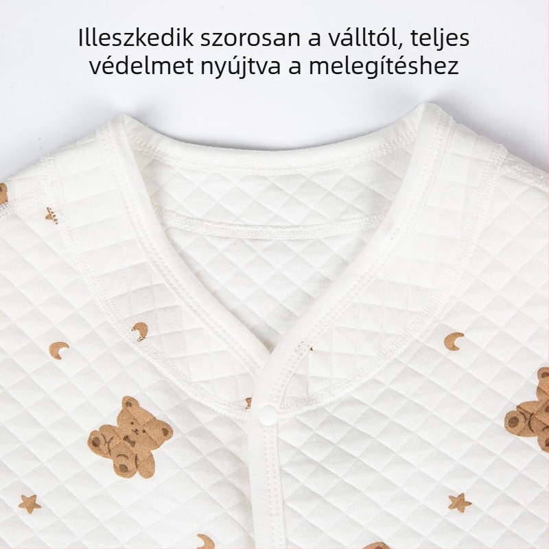 Pamut anyasági kendő szoptatáshoz, ősz-tél meleg, 83 cm szélesség, twill szövés, melegen tart