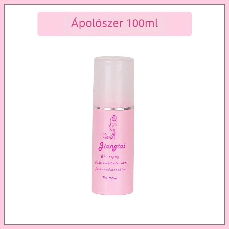 Parókaápoló készlet ápoló oldattal, tartóval, farkfésűvel, BB-klippel és hajhálóval