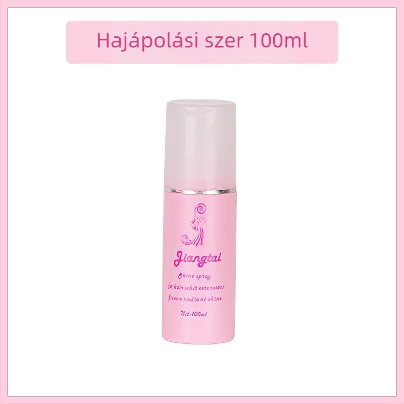 Parókaápoló készlet ápoló oldattal, tartóval, farkfésűvel, BB-klippel és hajhálóval