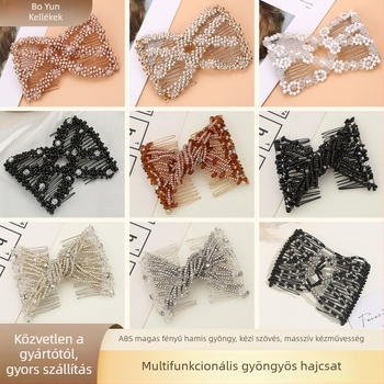 Fejfedő – ötvözet, koreai stílus, rombusz minta, szövés, elektroplátolás