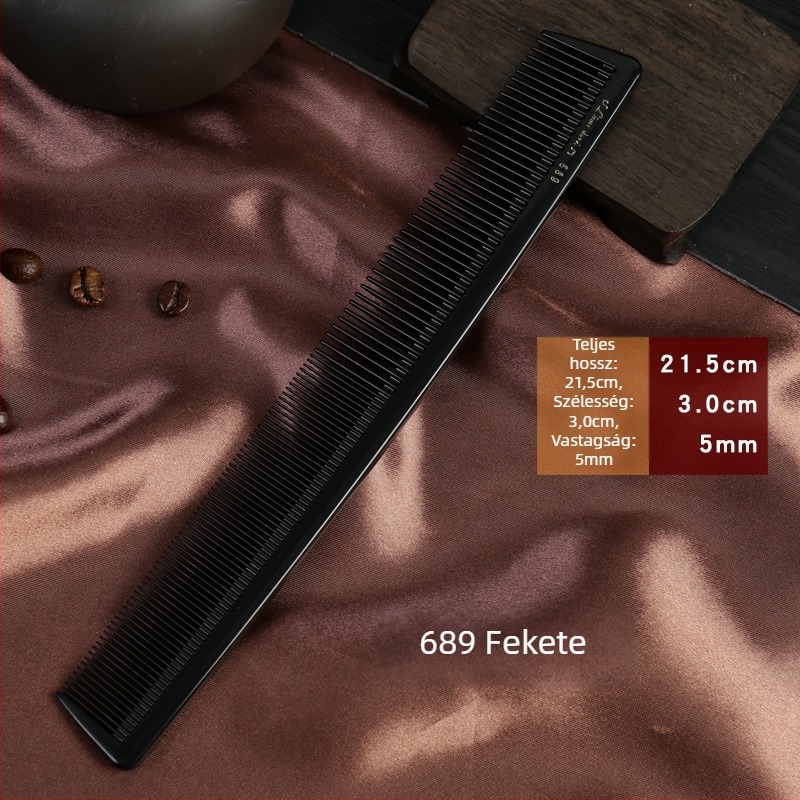 Barber fésű professzionális műanyag hosszú hajra – Western Gull