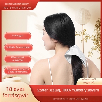 Négyzet alakú selyem hajgumi, kézzel készített, koreai stílus, magas rugalmasság, Wei zhen márka