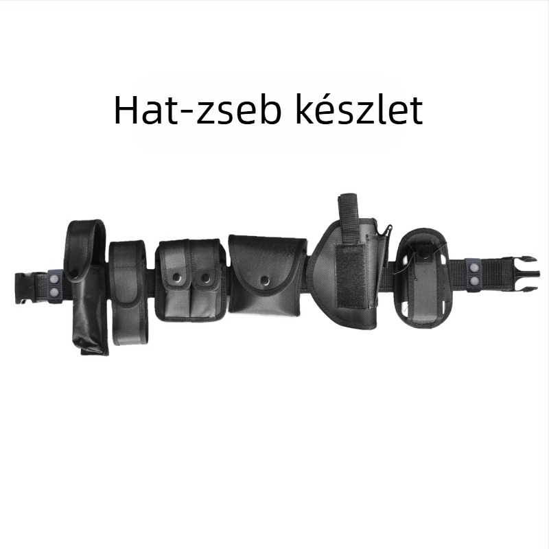 Gyerek taktikai öv zsebe – állítható, többfunkciós sporthoz, 1680D Oxford anyag, műanyag csattal, vastag szélesség (>4 cm)