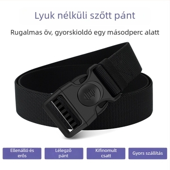 Baluma férfi műanyag öv, műanyag csattal, zárás: csat, felület elektroplakálás, modern városi stílus