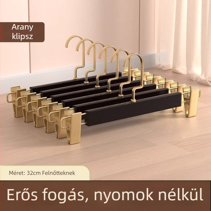 Nadrágtartó clip | Fém, Modell 9740, Modern minimalist stílus, Nem hajlik be, Doboz: 200 db