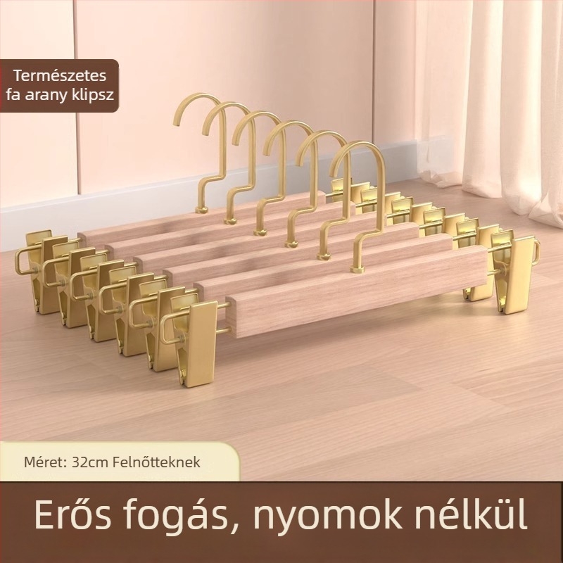 Nadrágtartó clip | Fém, Modell 9740, Modern minimalist stílus, Nem hajlik be, Doboz: 200 db