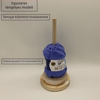 Hordozható fonaltekercselő állvány, leválasztható kézi kötés és szövés segédeszköz, retro stílus