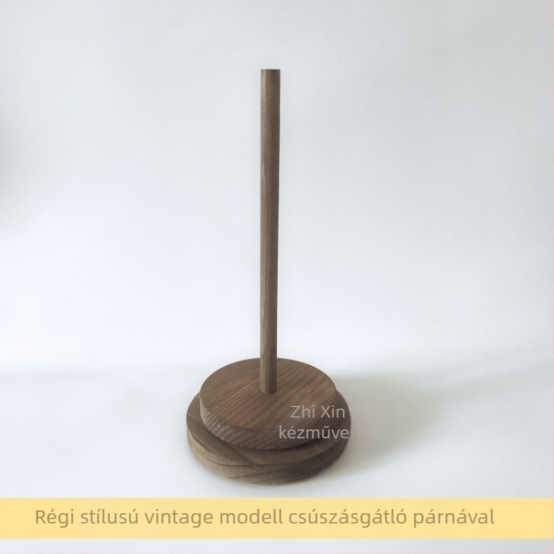 Hordozható fonaltekercselő állvány, leválasztható kézi kötés és szövés segédeszköz, retro stílus