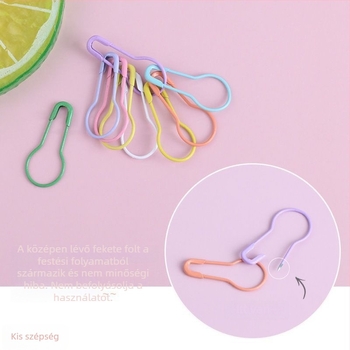 Tök alakú láthatatlan ruhafixáló kapcsok – mini gallér- és mellkas címke csapok, Unique márka, 2021 nyár