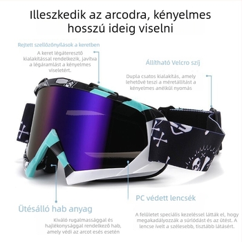MJ16 modell kerékpár- és motoros szemüveg, uniszex, szélvédett védő szemüveg, kompatibilis dioptriás lencsékkel