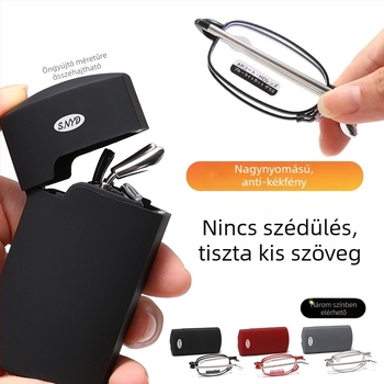Olvasó szemüveg fém kerettel, lencsék gyantából, anti-kék fény védelem, teljes keret, uniszex