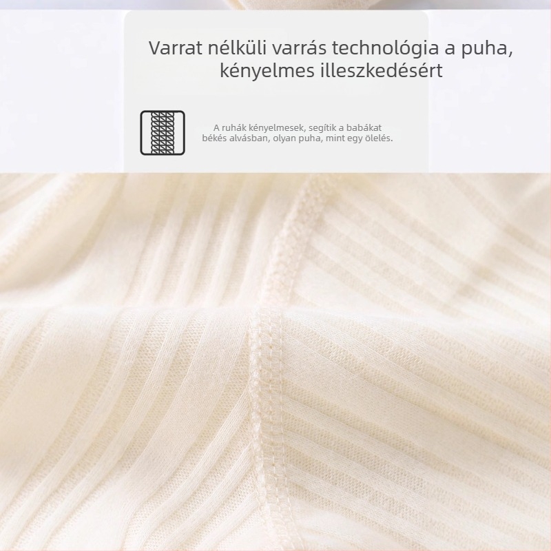 100% pamut baba overál otthoni viseletre, tavasz-ősz, újszülöttek, pizsama, mászásra tervezett ruházat, csont nélküli