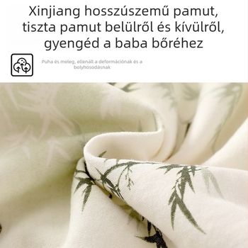 Újszülött pamut lepke mintás overál, diagonális gombzárás, 100% pamut, őszi-téli