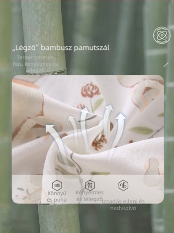 Baba romber bambusz-pamut anyagból, hosszú ujjú, egygombos záródás, újszülötteknek, nyár
