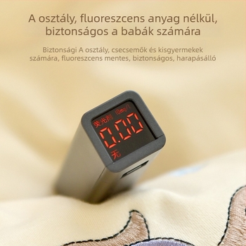 Típus A 100% pamut újszülött swaddle pléd, pamut töltet, 100% pamut anyag, 0,55–1,0 kg, tél