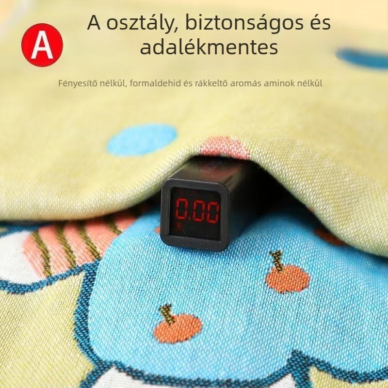 Géz gyerek arc törölköző, 100% pamut, jacquard mintázat, 50–80 g