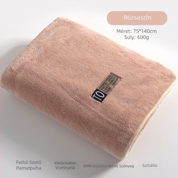 Mikroszálas fürdőlepedő, 150D, ultra puha, gyorsan száradó, bébi számára