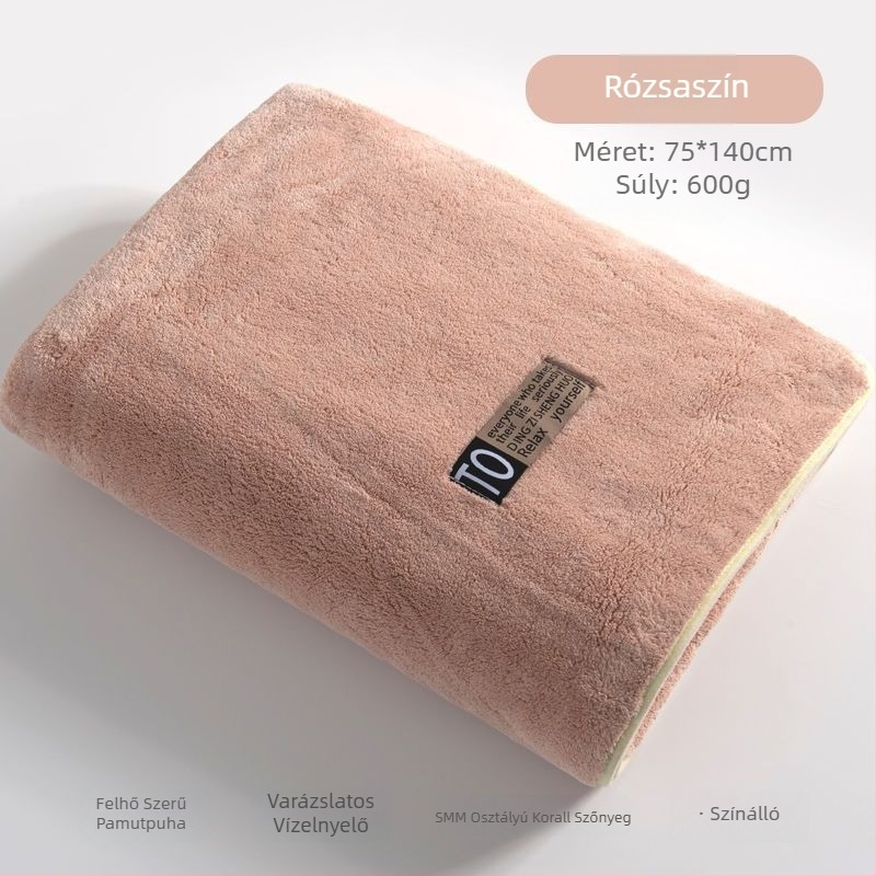 Mikroszálas fürdőlepedő, 150D, ultra puha, gyorsan száradó, bébi számára