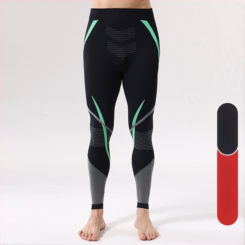 Férfi gyorsan száradó sí-alsóruha készlet – meleg, nedvszívó, kevert fonalból, télre, őszre és tavaszra.