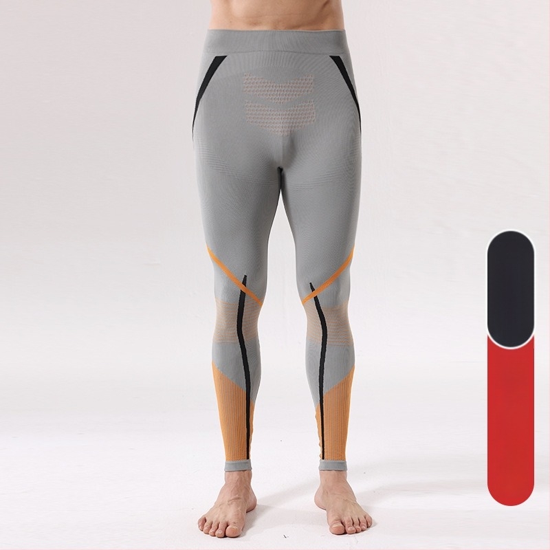 Férfi gyorsan száradó sí-alsóruha készlet – meleg, nedvszívó, kevert fonalból, télre, őszre és tavaszra.