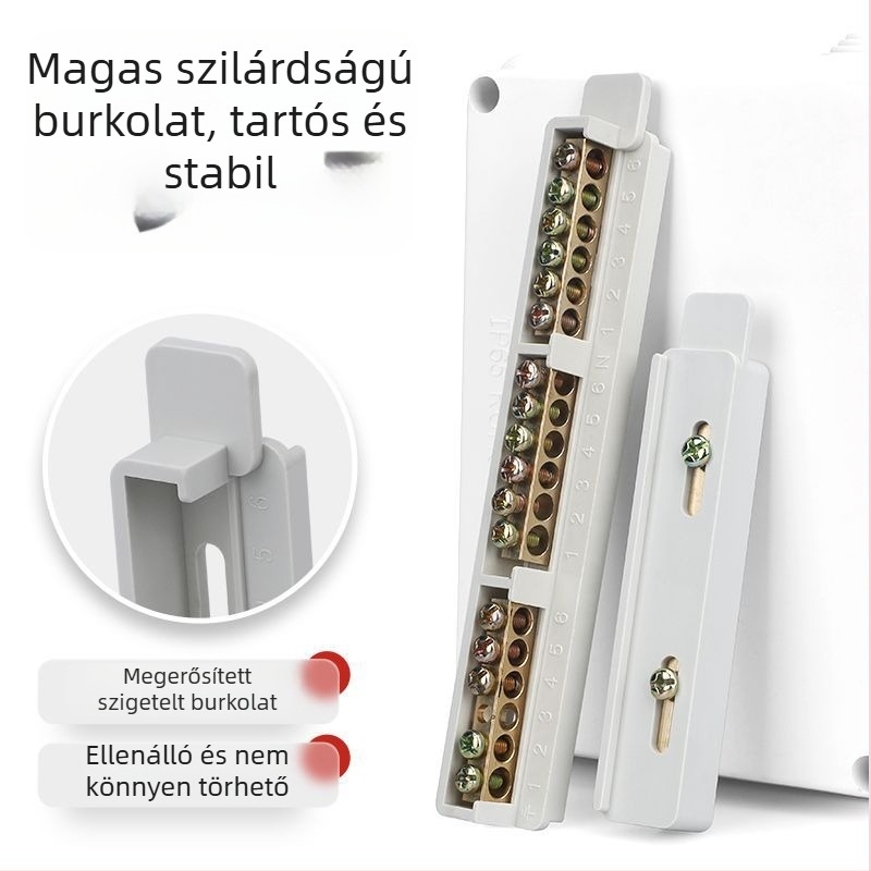 9 pólusú tiszta réz terminálblokk
