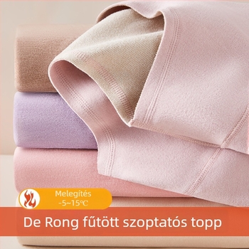 Szoptatós pulóver terhes nőknek és szülés utániaknak, téli meleg belső fleece-béléssel, hosszú ujjú, közepes sűrűségű anyag (181–200 g/m²)