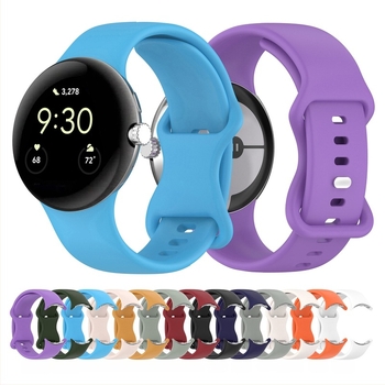 Google Pixel Watch3 szilikon óraszíj – sportos stílus, csattal záródó, tömege körülbelül 19 g